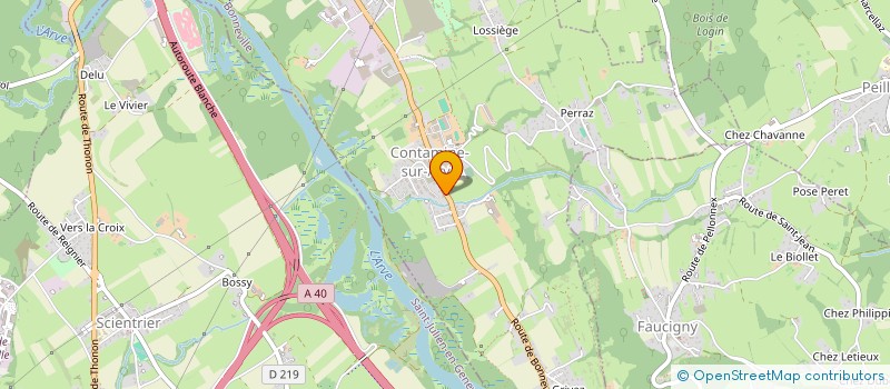 localisation de l'entreprise 4B  CONTAMINE-SUR-ARVE