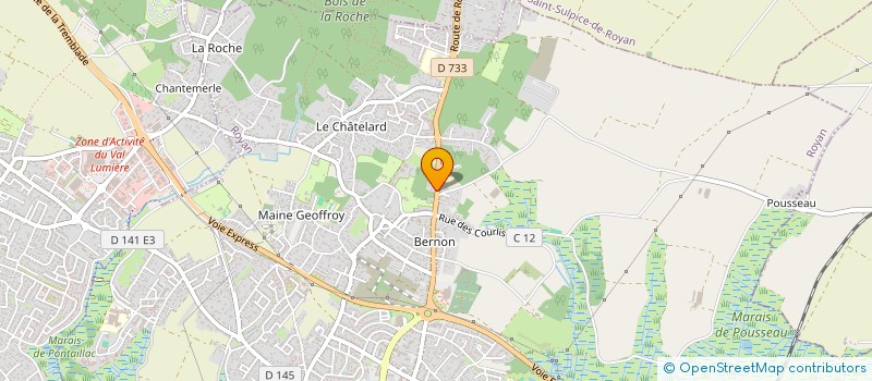 localisation de l'entreprise 4B  SAINT-GEORGES-DE-DIDONNE