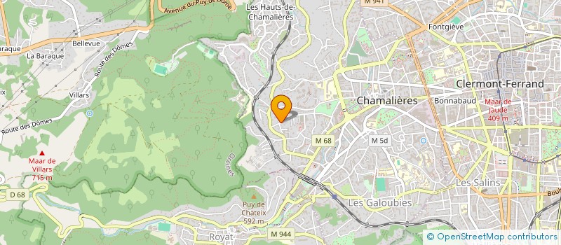 localisation de l'entreprise 4B  CHAMALIERES