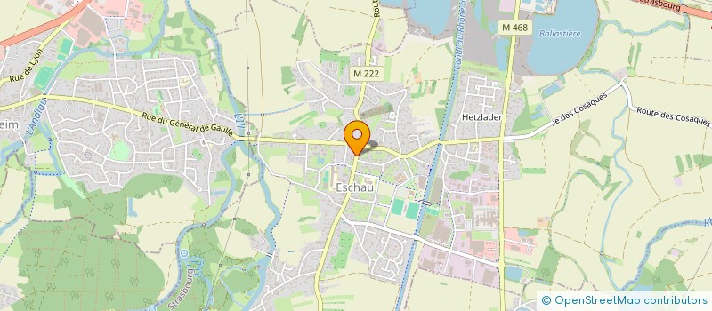 localisation de l'entreprise 4B FINANCES  ESCHAU