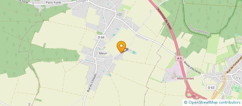 localisation de l'entreprise 4B FOR BLUES  ACHERES-LA-FORET