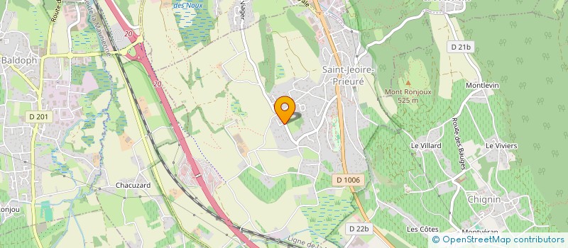 localisation de l'entreprise 4B PART  LA RAVOIRE