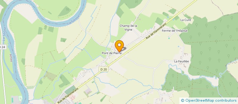 localisation de l'entreprise 4B2H  AUXONNE