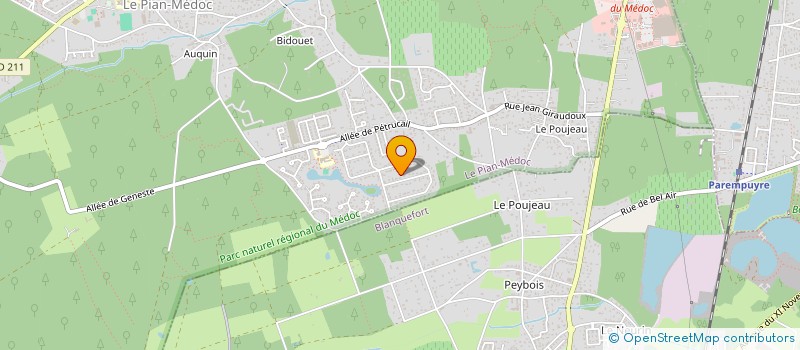 localisation de l'entreprise 4B4N à LE PIAN-MEDOC