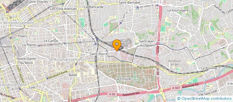 localisation de l'entreprise 4BIM à MARSEILLE
