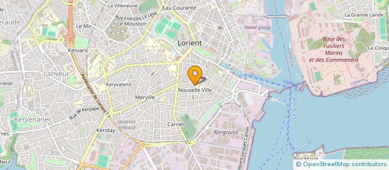 localisation de l'entreprise 4BMF  LORIENT