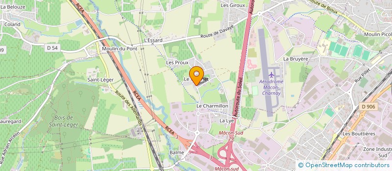 localisation de l'entreprise 4BS à CHARNAY-LES-MACON