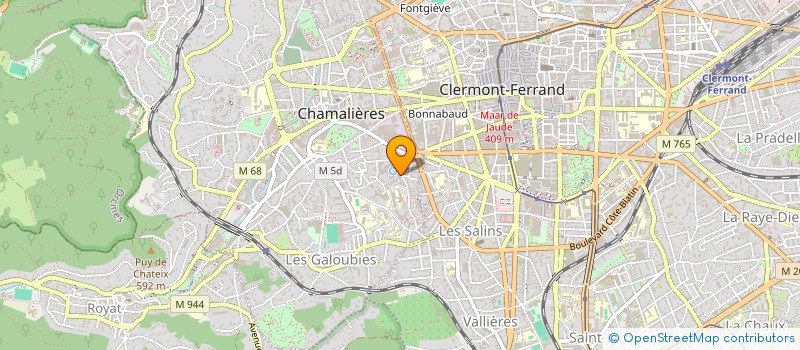 localisation de l'entreprise 4C  CHAMALIERES