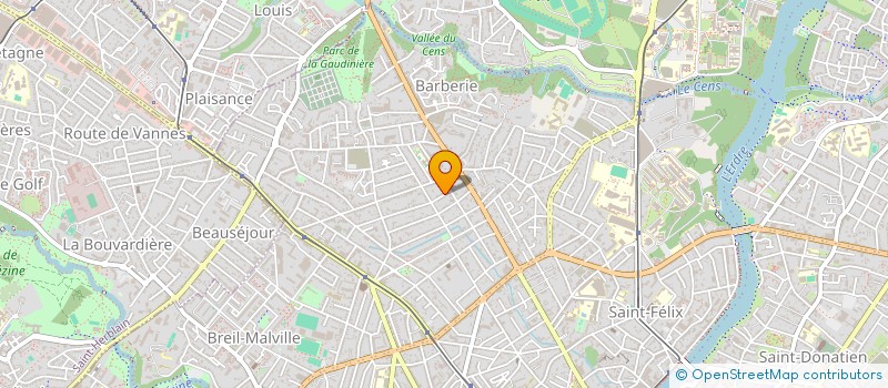 localisation de l'entreprise 4C  NANTES