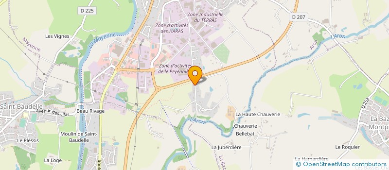 localisation de l'entreprise 4C à MAYENNE