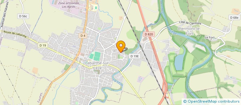 localisation de l'entreprise 4C BIDAN CONSULTING à LABARTHE-SUR-LEZE