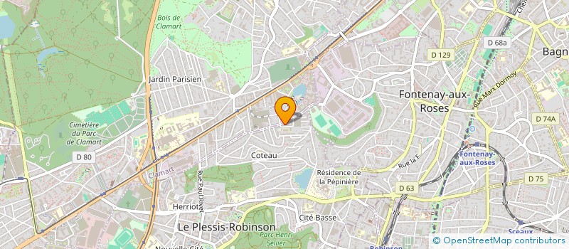 localisation de l'entreprise 4C EXPERIENCE à LE PLESSIS-ROBINSON