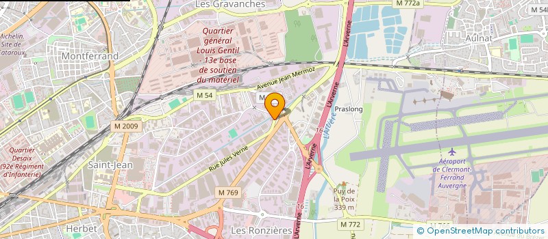 localisation de l'entreprise 4C REALISATION  CLERMONT-FERRAND