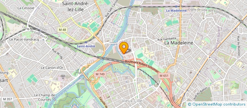 localisation de l'entreprise 4C SPECTRA à LA MADELEINE