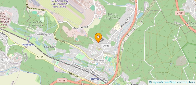 localisation de l'entreprise 4C VENTURES à BIEVRES