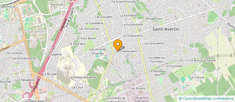 localisation de l'entreprise 4C2P  SAINT AVERTIN