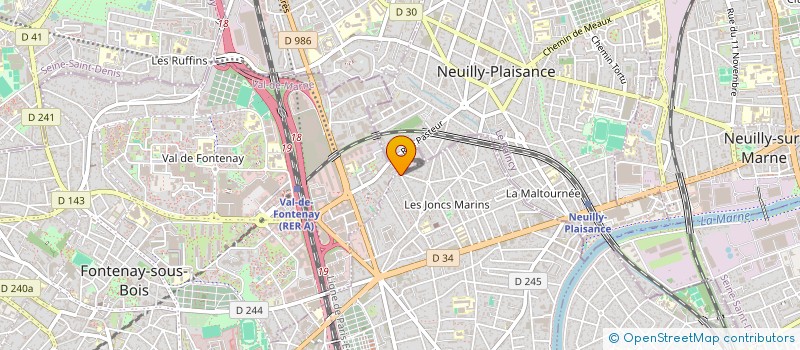 localisation de l'entreprise 4CAS à LE PERREUX-SUR-MARNE