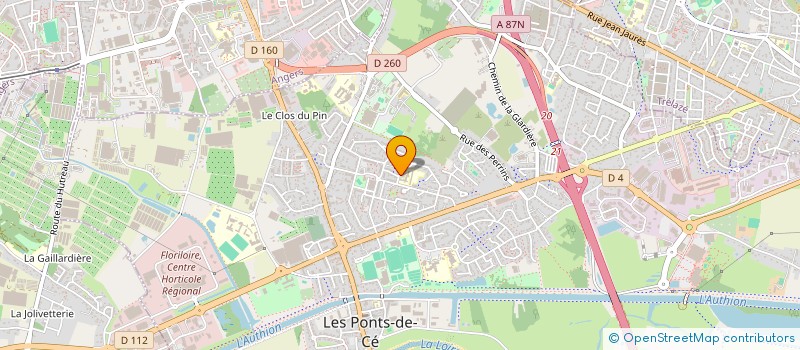 localisation de l'entreprise 4CE  LES PONTS-DE-CE