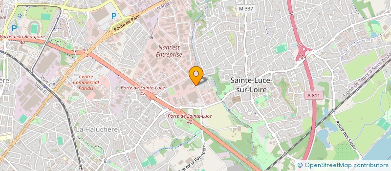 localisation de l'entreprise 4CEZ  NANTES