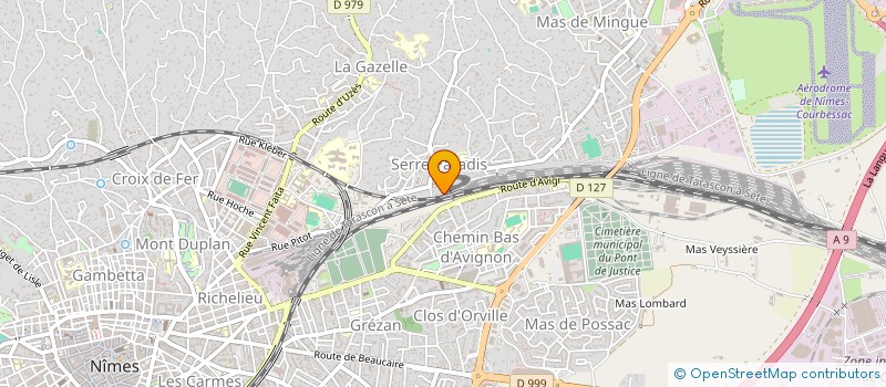 localisation de l'entreprise 4CGM  NIMES