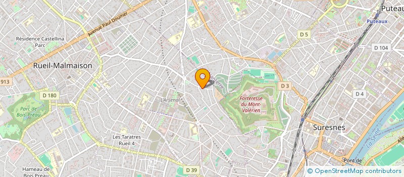 localisation de l'entreprise 4CT FRANBOUR HOLDING  RUEIL-MALMAISON