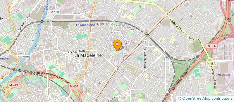 localisation de l'entreprise 4D à MARCQ-EN-BARŒUL