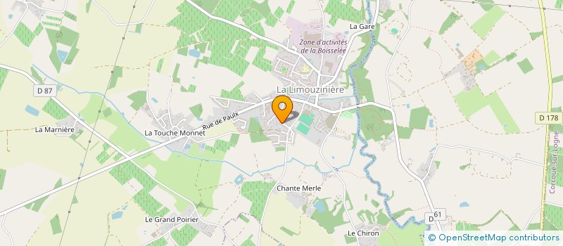 localisation de l'entreprise 4D ASSISTANCE  LA LIMOUZINIERE