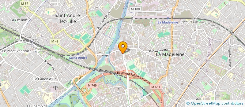 localisation de l'entreprise 4D CAPITAL à LA MADELEINE