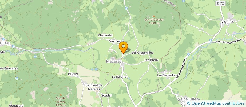 localisation de l'entreprise 4D CONFORT  MEZERES