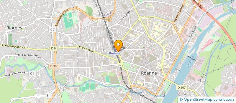 localisation de l'entreprise 4D FOOD à ROANNE