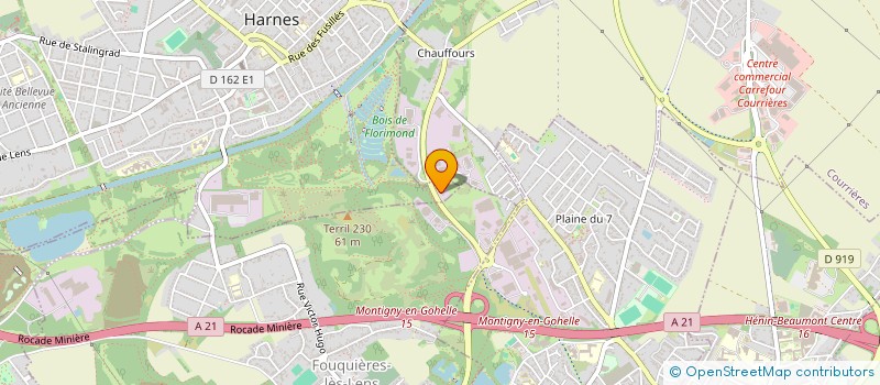 localisation de l'entreprise 4D GROUP  HARNES