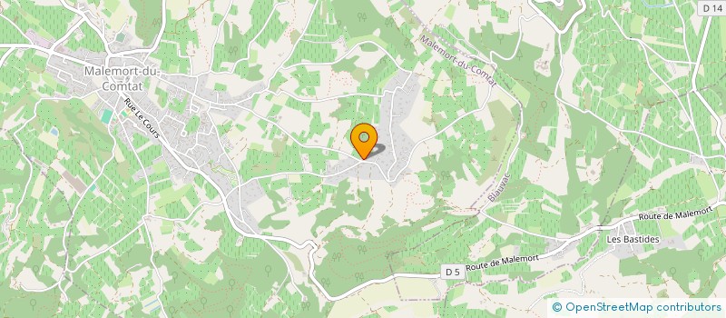 localisation de l'entreprise 4D IMMO  MALEMORT-DU-COMTAT