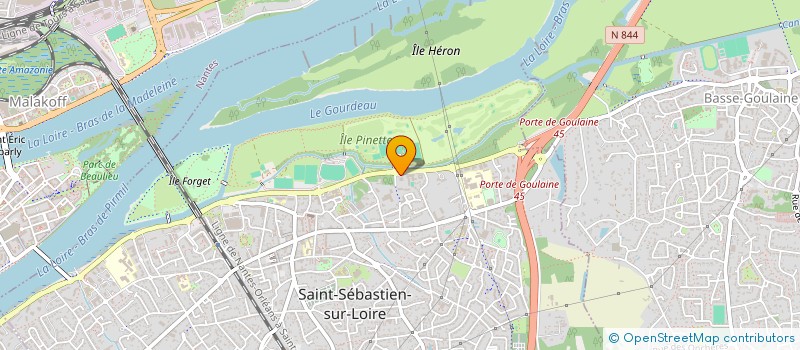 localisation de l'entreprise 4D INVEST à SAINT-SEBASTIEN-SUR-LOIRE