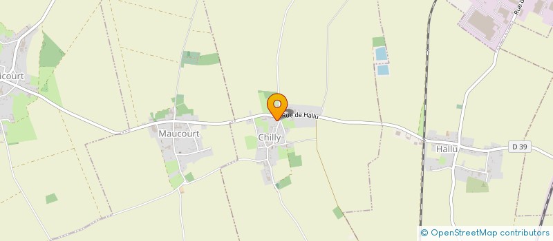 localisation de l'entreprise 4D LAVAGES  CHILLY