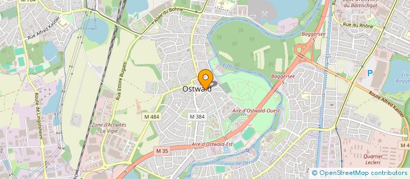 localisation de l'entreprise 4D STUDIO  OSTWALD