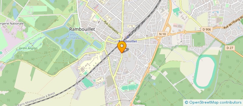 localisation de l'entreprise 4D TRAVAUX à RAMBOUILLET