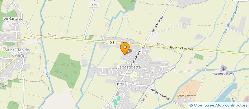 localisation de l'entreprise 4DINVST à LABASTIDETTE