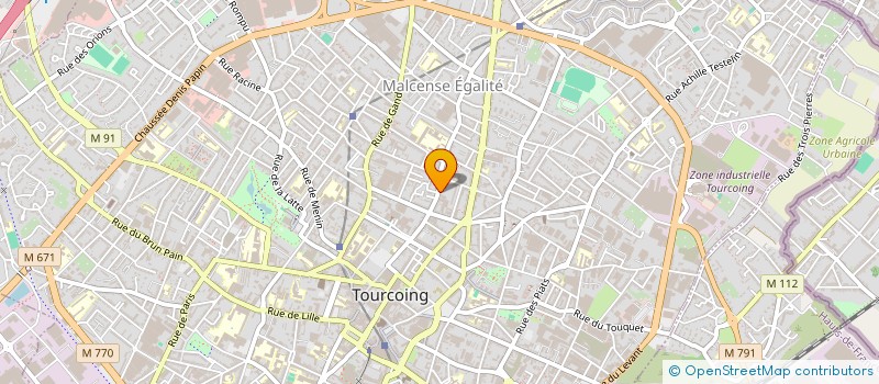 localisation de l'entreprise 4DIX PROJECT  TOURCOING