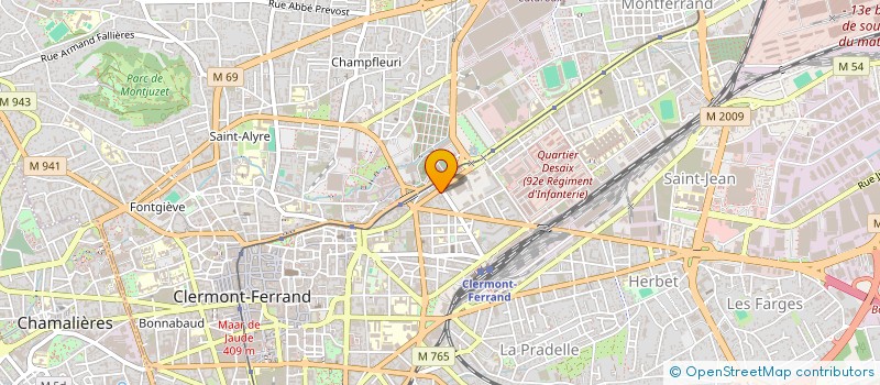 localisation de l'entreprise 4DREAMERS  CLERMONT-FERRAND