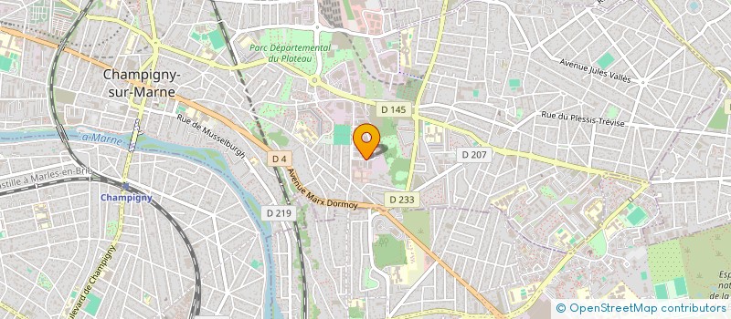 localisation de l'entreprise 4DS à CHAMPIGNY-SUR-MARNE