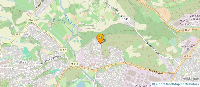 localisation de l'entreprise 4E  MONTJAUX