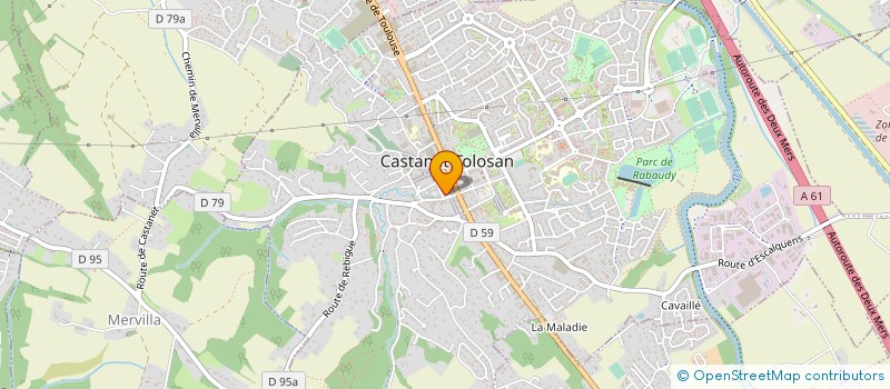 localisation de l'entreprise 4E à CASTANET-TOLOSAN