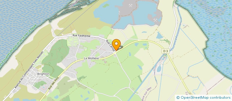 localisation de l'entreprise 4E à CAYEUX-SUR-MER
