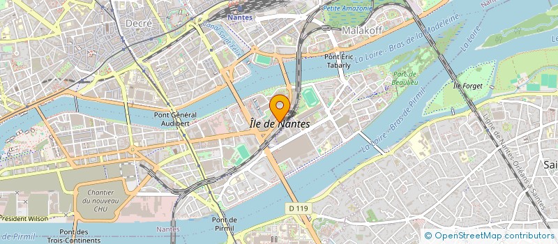 localisation de l'entreprise 4ELEVEN à NANTES