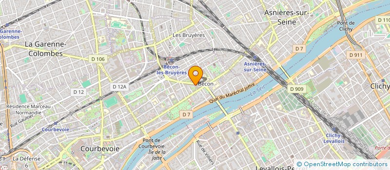 localisation de l'entreprise 4EME ART à COURBEVOIE