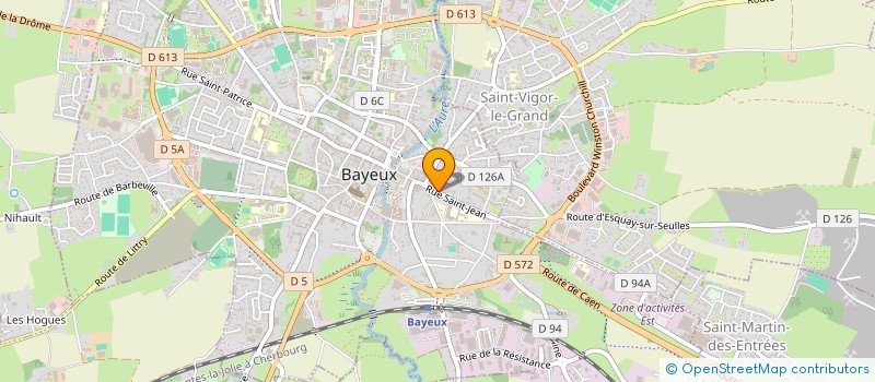 localisation de l'entreprise 4ET9 DESSINATEURS D'ARCHITECTURES à BAYEUX