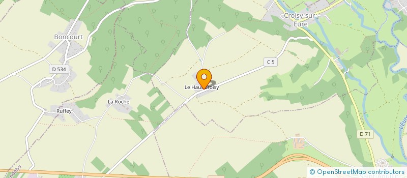 localisation de l'entreprise 4EURE & CO  CROISY-SUR-EURE