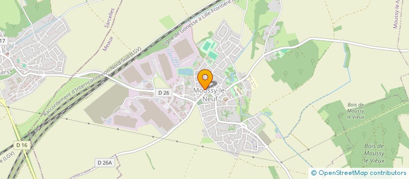 localisation de l'entreprise 4EV EVENT  MOUSSY-LE-NEUF