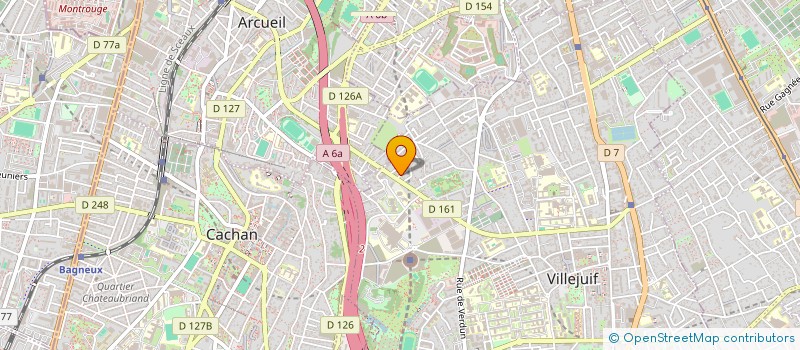 localisation de l'entreprise 4F 2020 à VILLEJUIF