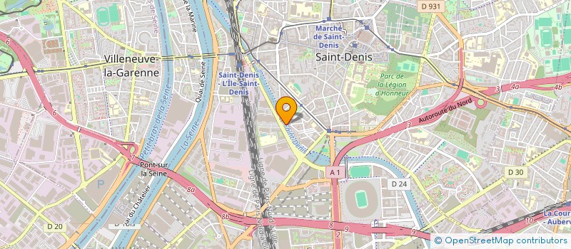 localisation de l'entreprise 4F à SAINT-DENIS